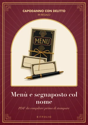 Menù e segnaposto col nome