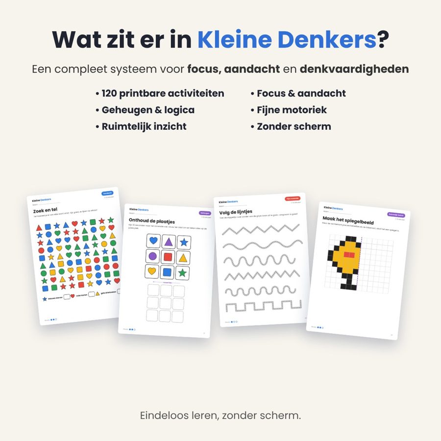 Wat zit er in Kleine Denkers