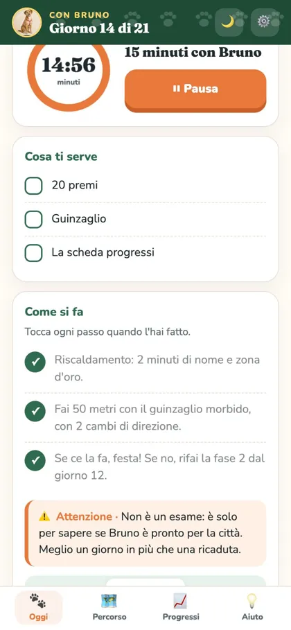 I passi da spuntare